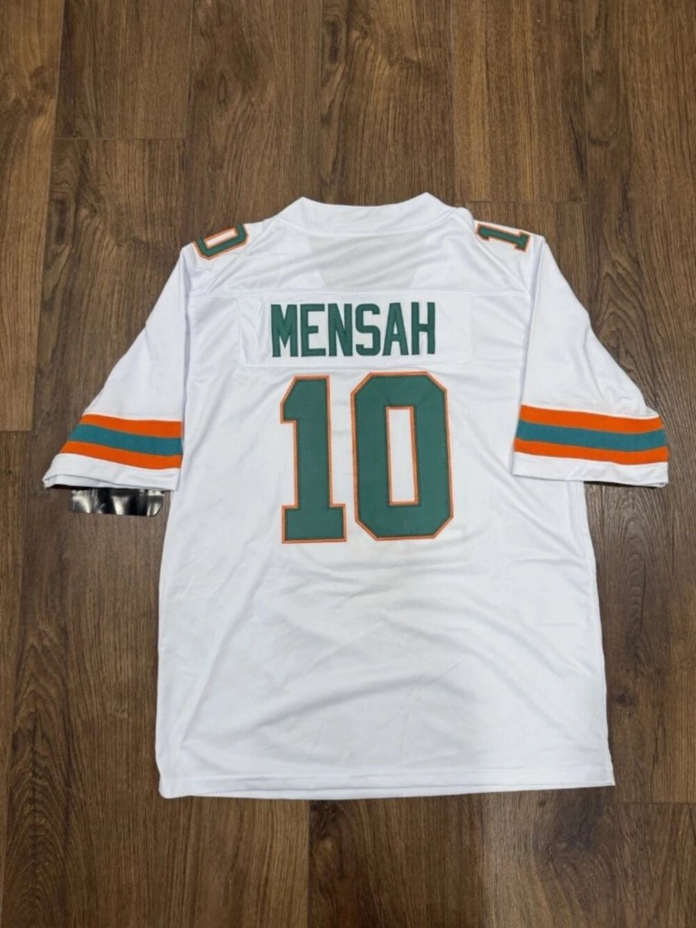 Darian Mensah White Jersey Stitched Vapor
